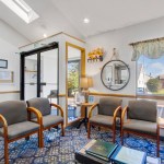 Patient reception and waiting area inside the dental office