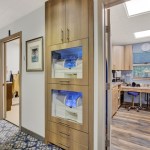 Interior hallway leading to consultation rooms and clinical areas
